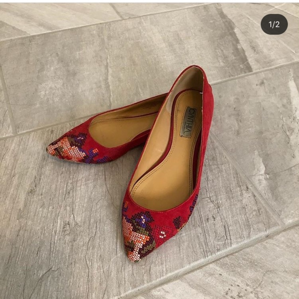 Cynthia Rowley ointed toe flats